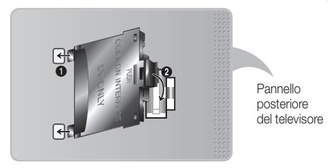 SAMSUNG UE-55ES7000 - Collegamento dell'adattatore di schede CI - 2