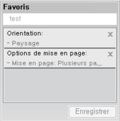 SAMSUNG CLX-3300 - Utilisation d'un réglage favori - 1