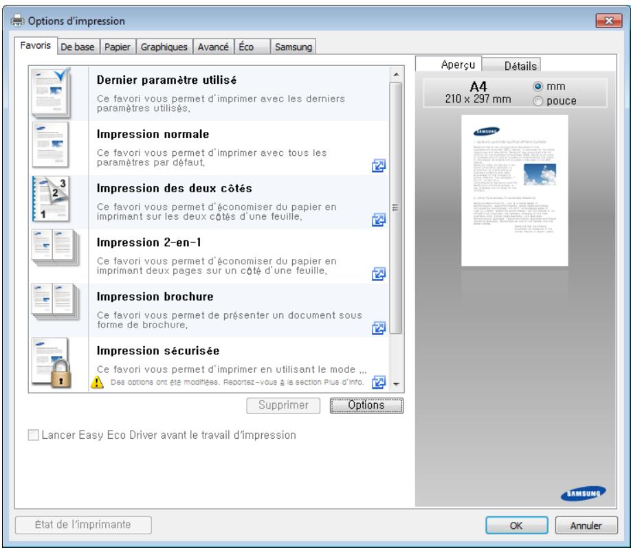 SAMSUNG CLX-3300 - Ouverture des préférences d'impression - 2