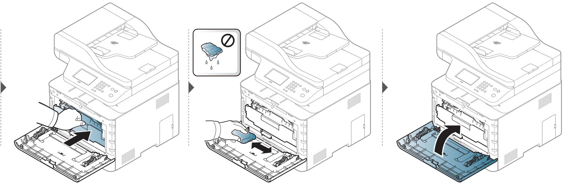 SAMSUNG CLX-6260FW - Reinigen des Gerätes - 2