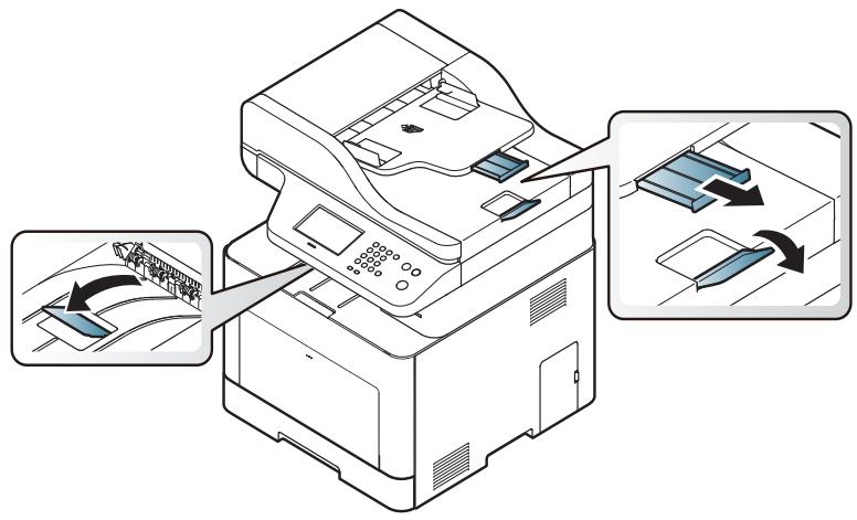 SAMSUNG CLX-6260FW - Die Ausgabehalterung verwenden - 2