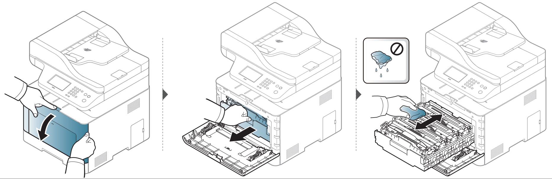 SAMSUNG CLX-6260FW - Reinigen des Gerätes - 1