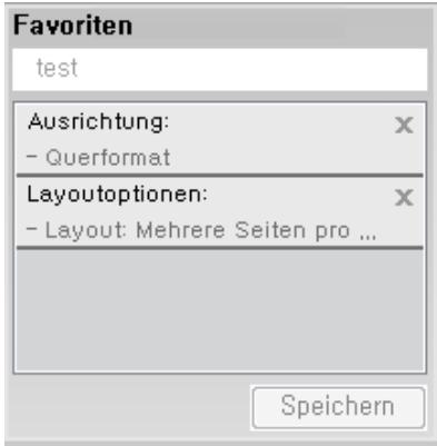 SAMSUNG CLX-6260FW - Verwenden der Favoriteneinstellung - 1