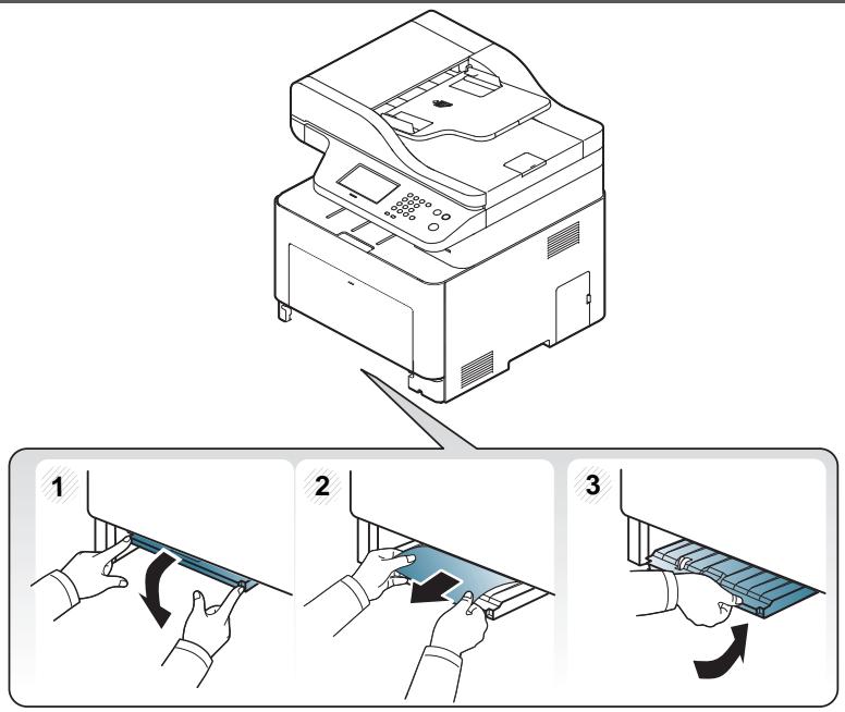 SAMSUNG CLX-6260FW - Beseitigen von Papierstaus - 4
