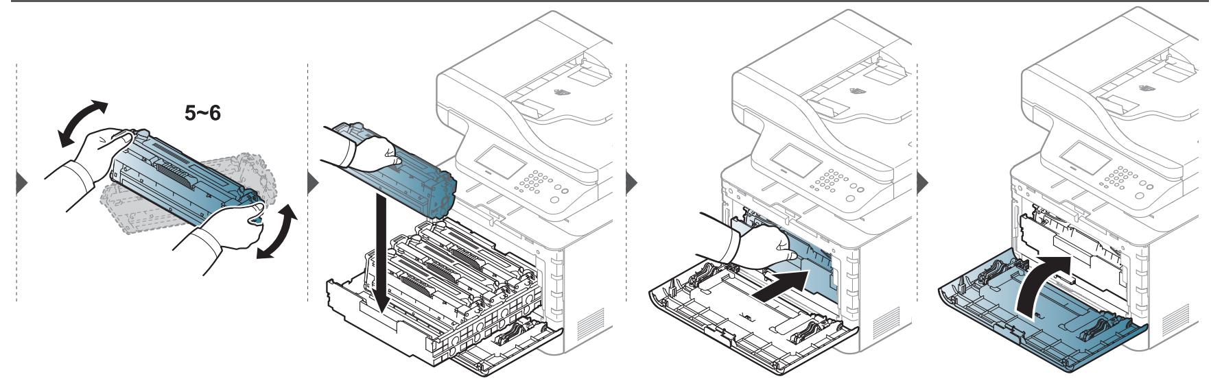 SAMSUNG CLX-6260FW - Verteilen des Toners - 2