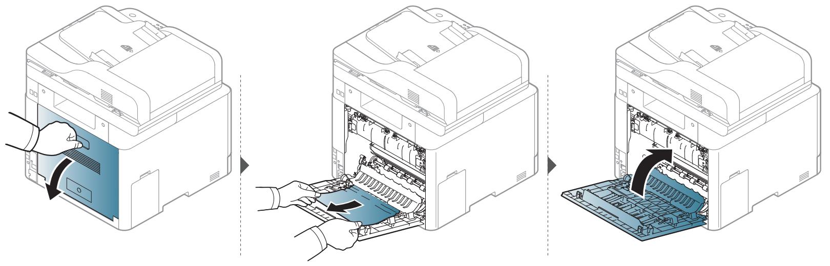 SAMSUNG CLX-6260FW - Im Bereich der Duplex-Einheit - 2