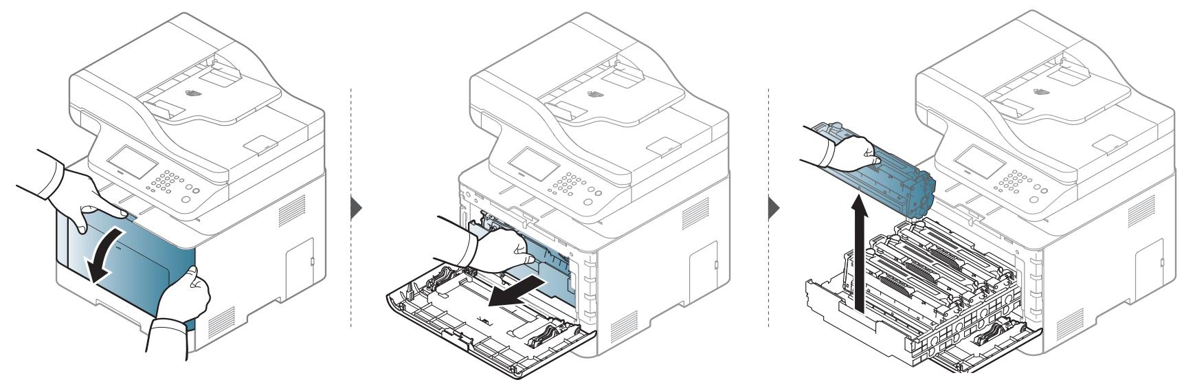 SAMSUNG CLX-6260FW - Verteilen des Toners - 1