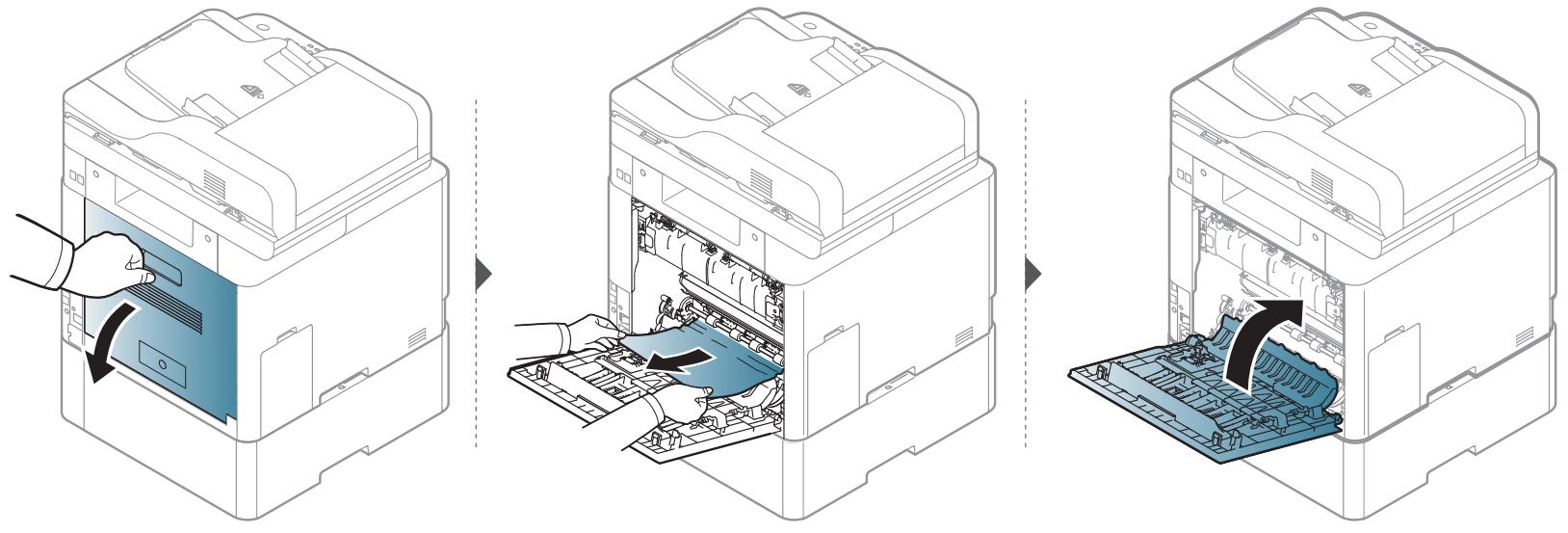 SAMSUNG CLX-6260FW - Beseitigen von Papierstaus - 1
