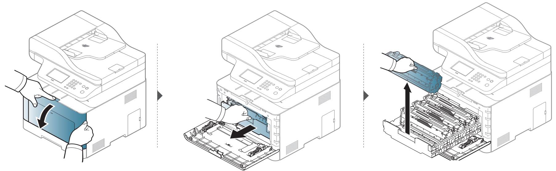 SAMSUNG CLX-6260FW - Ersetzen der Tonerkartusche - 1