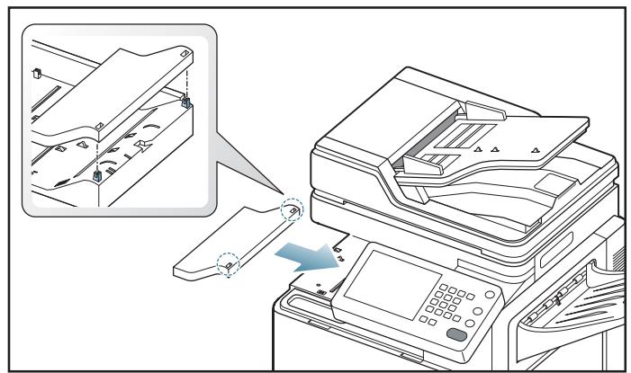 SAMSUNG CLX-9250ND - Bourrage papier à l'entrée du finisseur - 6