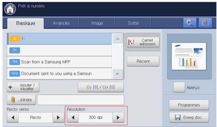 SAMSUNG CLX-9250ND - Modification de la résolution - 1