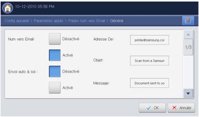 SAMSUNG CLX-9250ND - Envoi d'une image numérique à plusieurs destinataires comme piece jointe à un e-mail - 5