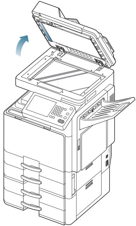 SAMSUNG CLX-9250ND - Bourrage du papier d'origine dans le scanner - 4
