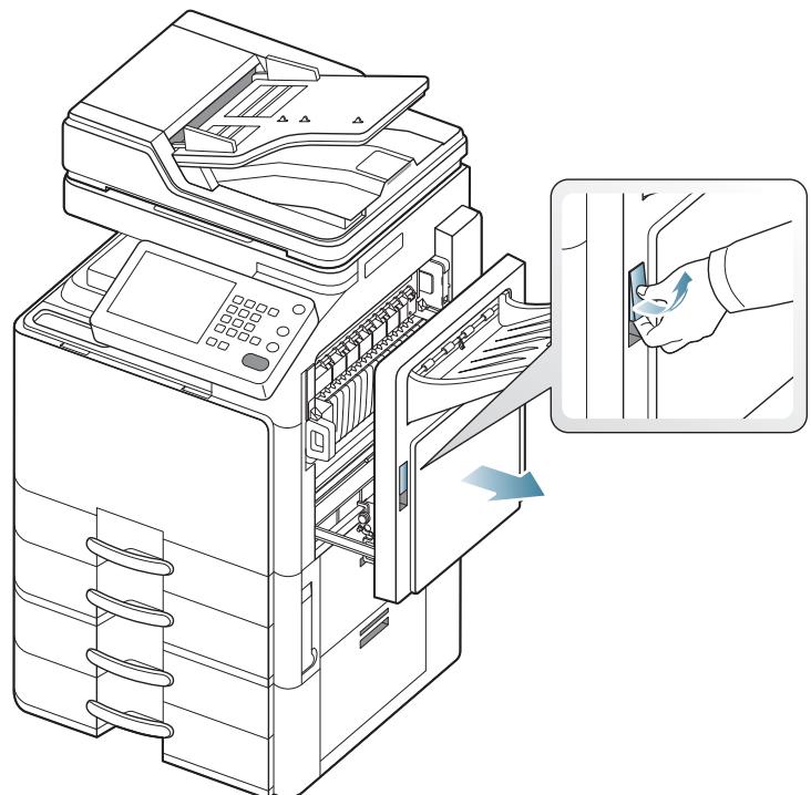 SAMSUNG CLX-9250ND - Bourrage papier à l'intérieur de l'appareil (bourrage de cadrage) - 1
