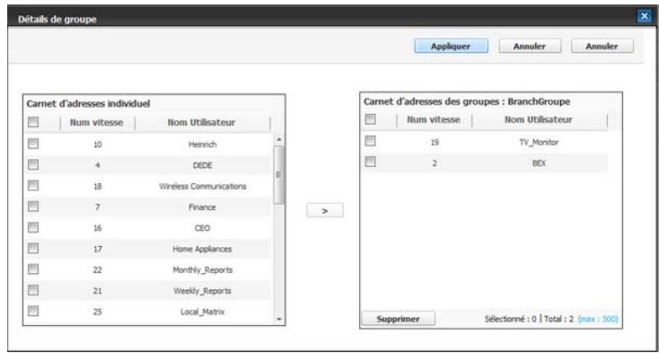 SAMSUNG CLX-9250ND - Vérification d'adresses de groupe - 1