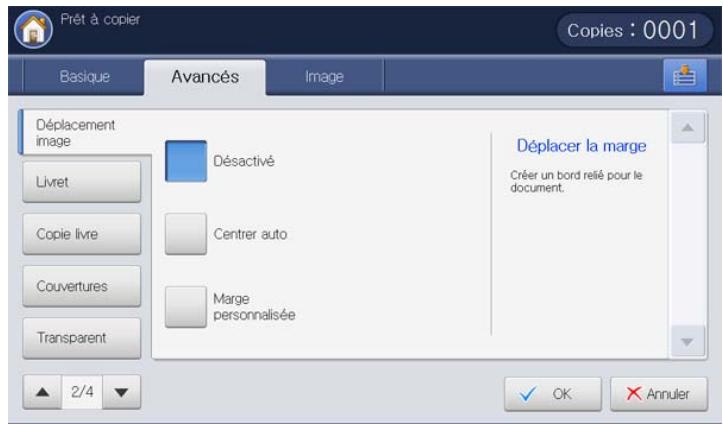 SAMSUNG CLX-9250ND - Copie avec déplacement d'image - 2