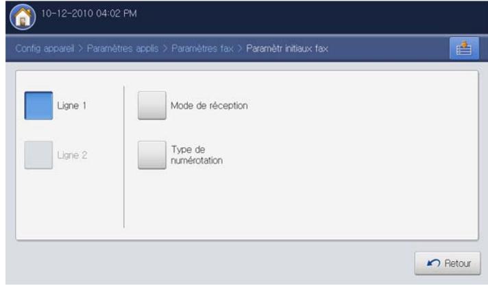 SAMSUNG CLX-9250ND - Modification des modes de réception - 1