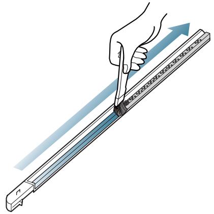SAMSUNG CLX-9250ND - Nettoyage du bâtonnet pour la poussière de papier et des chargeurs des unités d'imagerie - 6