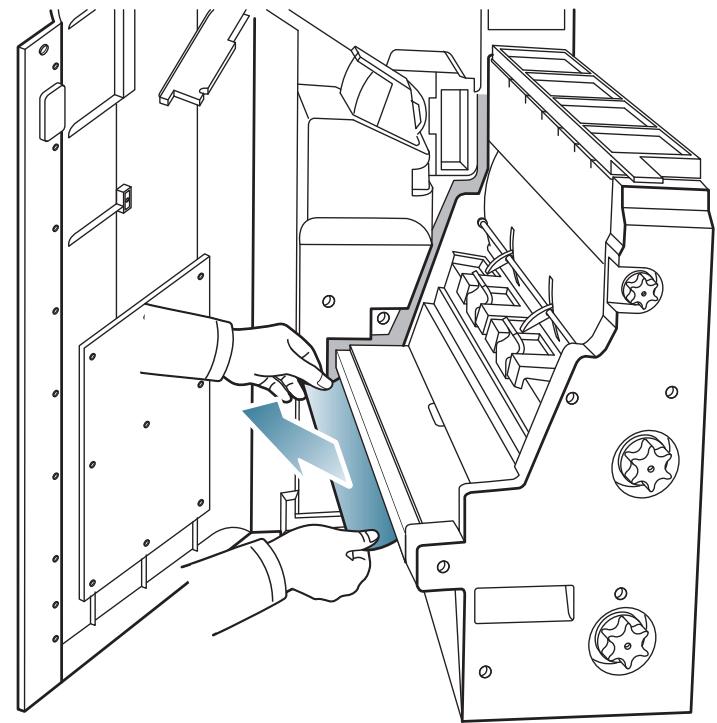 SAMSUNG CLX-9250ND - Bourrage papier après le piage de livre (finisseur de livre 3 250 feuilles uniquement) - 6