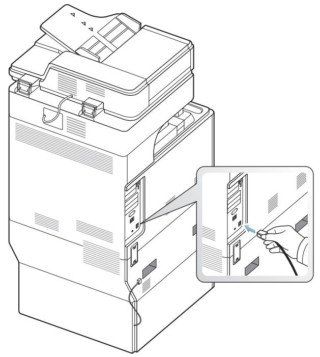 SAMSUNG CLX-9250ND - Utilisation d'un cable réseau - 1