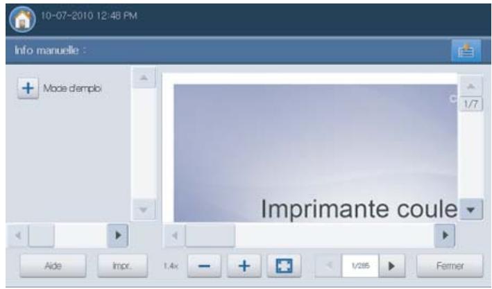SAMSUNG CLX-9250ND - Bouton Aide - 1