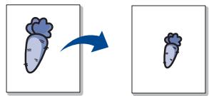 SAMSUNG CLX-9250ND - Modification de taille en pourcentage de votre document - 1