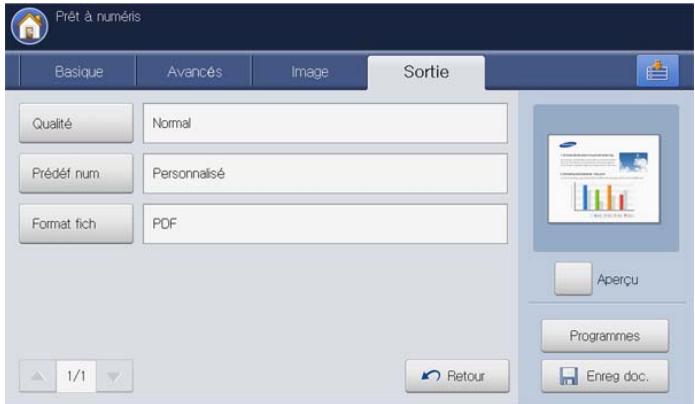 SAMSUNG CLX-9250ND - Onglet Sortie - 1