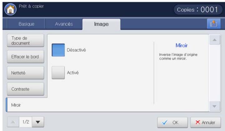 SAMSUNG CLX-9250ND - Copie en image miroir - 1