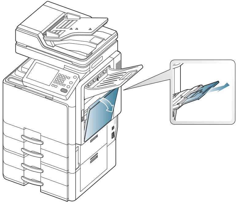SAMSUNG CLX-9250ND - Conseils pour l'utilisation du bac polyvalent - 1