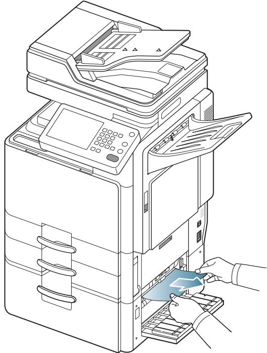 SAMSUNG CLX-9250ND - Bourrage papier dans le chargeur haute capacité optionnel - 3