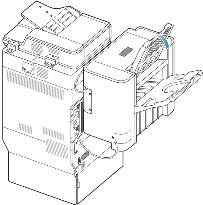 SAMSUNG CLX-9250ND - Bourrage papier à la sortie du finisseur durant l'éjection vers le bac principal - 4