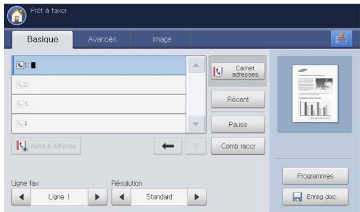 SAMSUNG CLX-9250ND - Envoi d'une télécopie (Macintosh) - 7