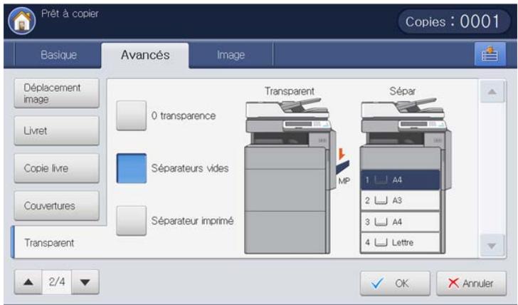SAMSUNG CLX-9250ND - Copie de transparents - 2