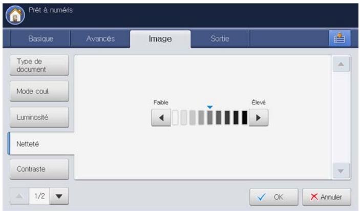 SAMSUNG CLX-9250ND - Modification de la netteté - 1