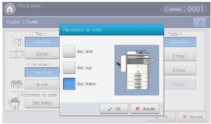 SAMSUNG CLX-9250ND - Choix de la forme de sortie de la copie - 13