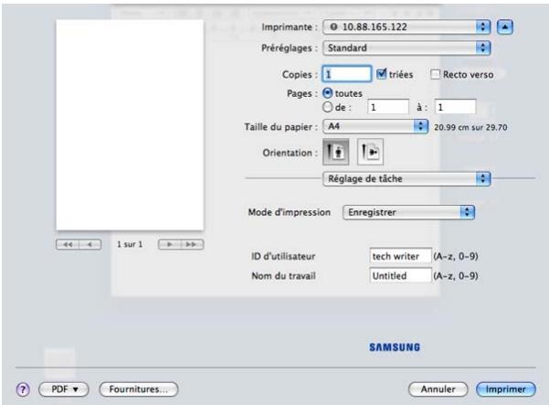 SAMSUNG CLX-9250ND - Réglage de tâche - 3