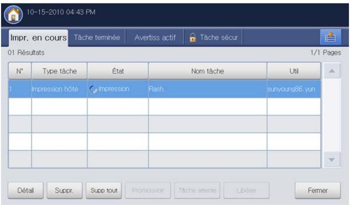 SAMSUNG CLX-9250ND - Impr. en cours - 1