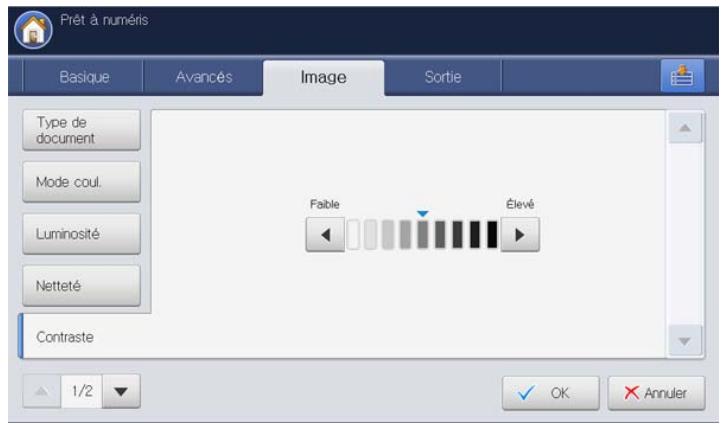 SAMSUNG CLX-9250ND - Modification du contraste - 1