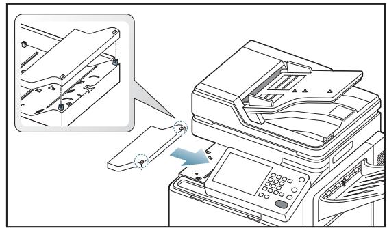 SAMSUNG CLX-9250ND - Bourrage papier à l'entrée du mécanisme de livret (finisseur de livret 3 250 feuilles uniquement) - 6