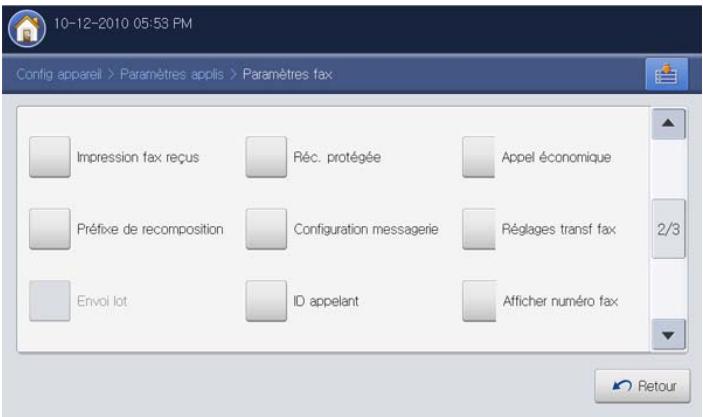 SAMSUNG CLX-9250ND - Paramétrage du transfert de télécopie - 1