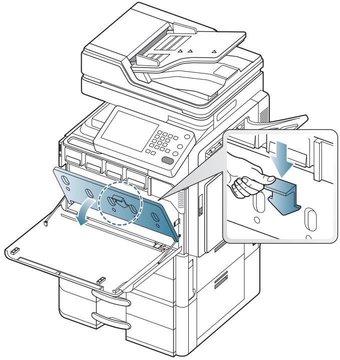 SAMSUNG CLX-9250ND - Nettoyage du bâtonnet pour la poussière de papier et des chargeurs des unités d'imagerie - 4