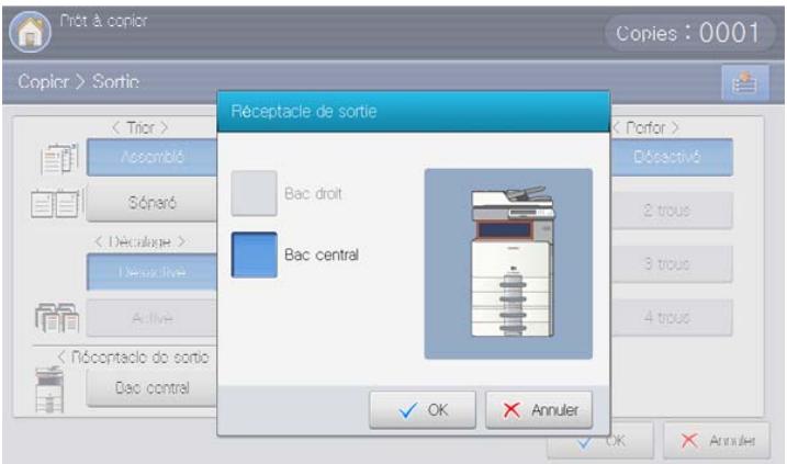 SAMSUNG CLX-9250ND - Choix de la forme de sortie de la copie - 10
