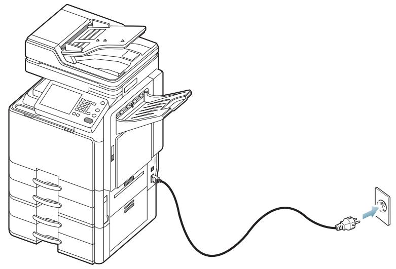 SAMSUNG CLX-9250ND - Mise en marche de l'ordinateil - 2