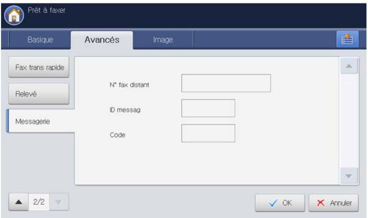 SAMSUNG CLX-9250ND - Relève d'un fax distant - 1