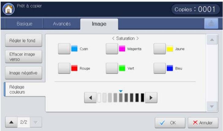 SAMSUNG CLX-9250ND - Réglage des paramètres de couleur - 8