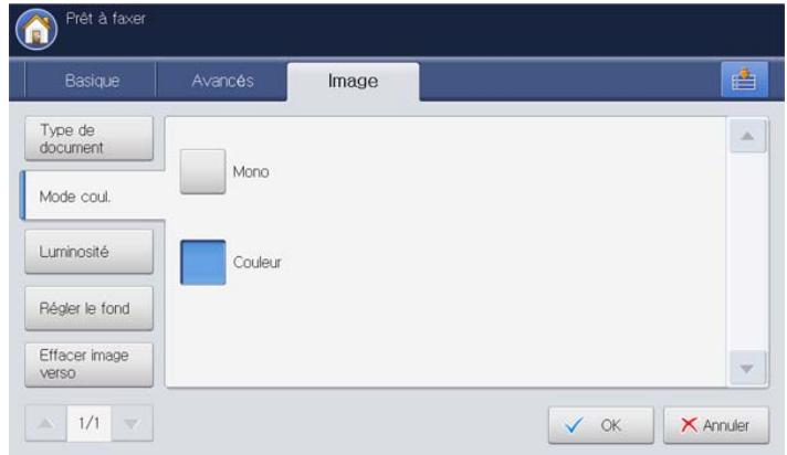 SAMSUNG CLX-9250ND - Sélection du mode de couleur - 1