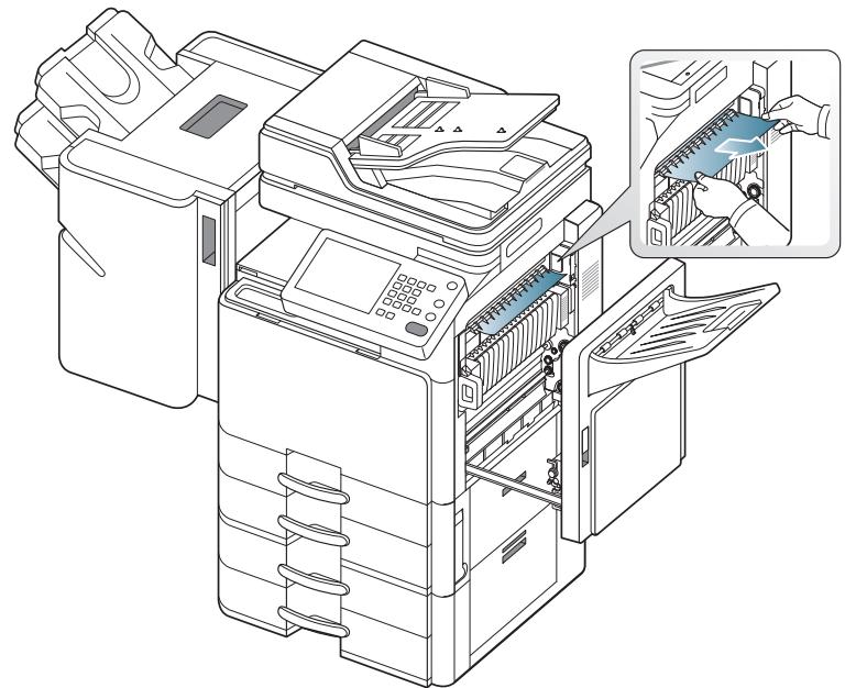 SAMSUNG CLX-9250ND - Bourrage papier dans la zone de sortie (bourrage sortie face vers le bas) - 2