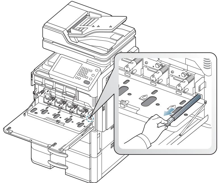 SAMSUNG CLX-9250ND - Nettoyage du bâtonnet pour la poussière de papier et des chargeurs des unités d'imagerie - 5