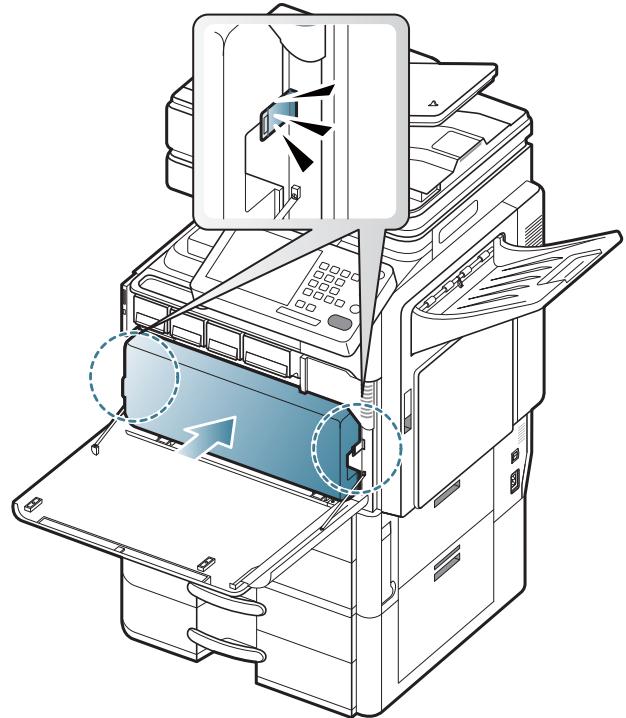 SAMSUNG CLX-9250ND - Remplacement du récapuérateur de toner usage - 3