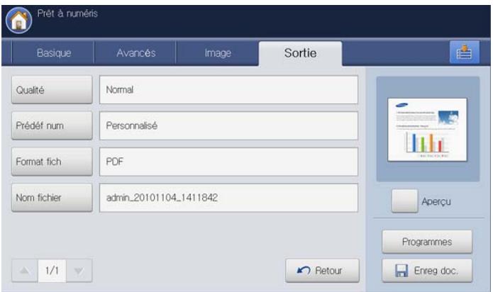 SAMSUNG CLX-9250ND - Onglet Sortie - 1